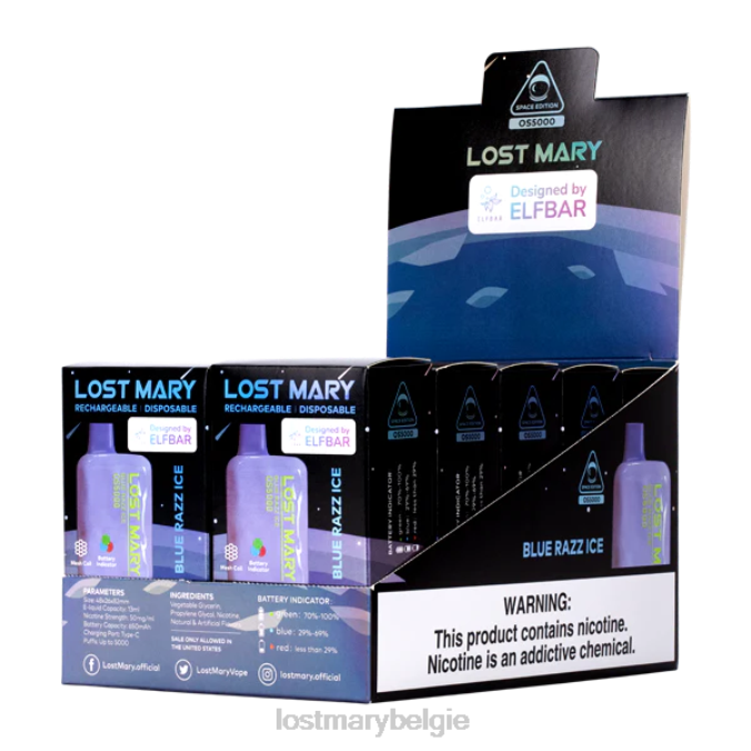 maria os5000 verloren blauw razz-ijs 06FJN14 -LOST MARY Price