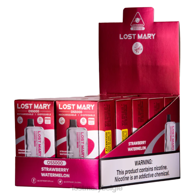 verloren mary os5000 glans aardbei watermeloen 06FJN73 -LOST MARY Vape Price